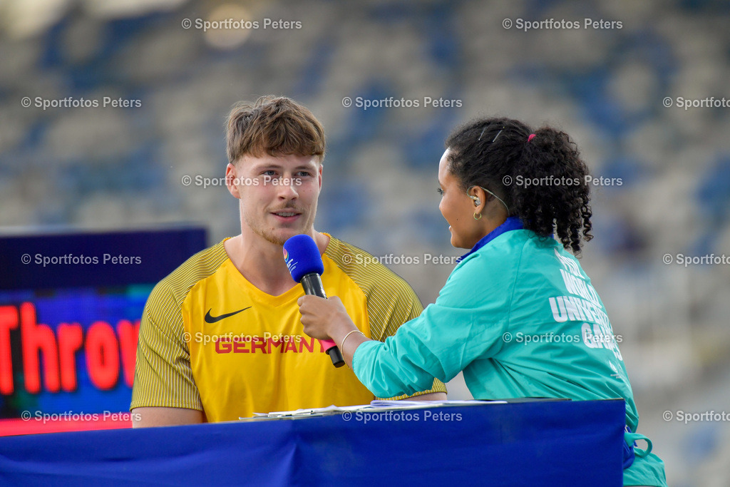 _KP13809_1 | 21.07.2025, xkaix, Leichtathletik, FISU World University Games 2025 v.l. Steven Richter (Deutschland) - Realisiert mit Pictrs.com