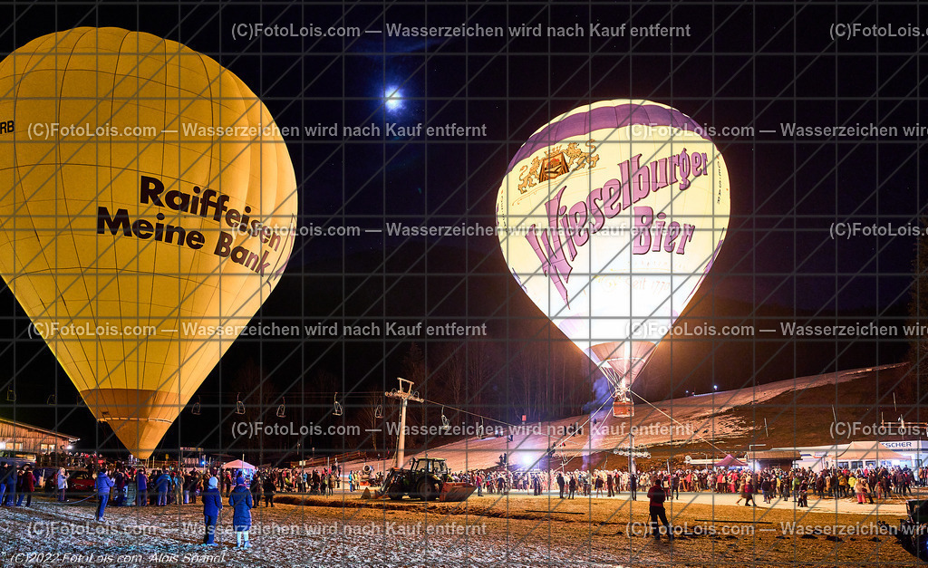 ALP0362_Nacht der Ballone_Lackenhof | (C)FotoLois.com, Alois Spandl, 'Nacht der Ballone' des Ballonclub ÖTSCHERLAND in Lackenhof/Weitental, gemeinsame Veranstaltung mit Tourismusverband ÖTSCHER, Mi 28. Dezember 2022.