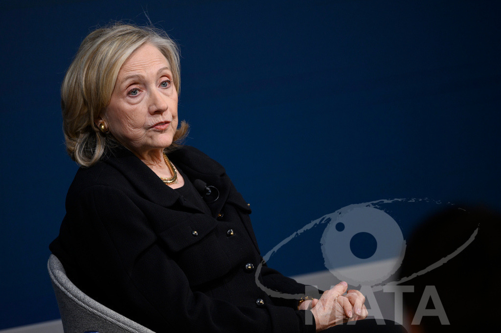 _DWI2958 | Die US-Politikerin Hillary Clinton auf der Veranstaltung Bridging Scholarship and Statecraft im Rahmen der Münchner Sicherheitskonferenz 2026. München, 13.02.2026 Bayern Deutschland  - Realisiert mit Pictrs.com