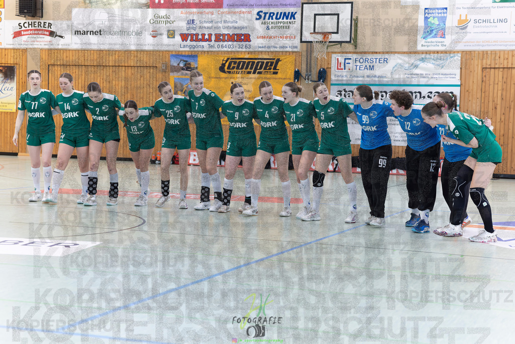 Jugendbundesliga wJA, Pokalrunde, HSG Kleenheim/Langgöns - Frisch Auf Göppingen | Jugendbundesliga wJA, Pokalrunde, HSG Kleenheim/Langgöns - Frisch Auf Göppingen am 28.02.2026 in Oberkleen (Weidig-Halle)Photo © 2026 - Jörg Heinrich - Realisiert mit Pictrs.com