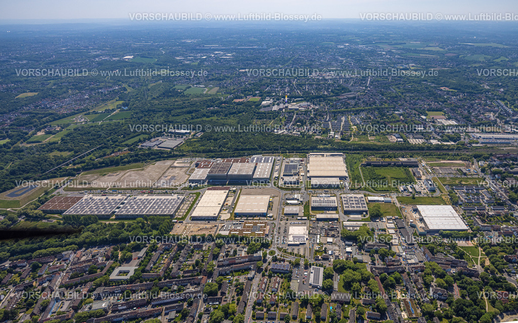 Gelsenkirchen250505229 | Luftbild, Gewerbegebiet Industriepark Schalker Verein, Europastraße, Bulmke-Hüllen, Gelsenkirchen, Ruhrgebiet, Nordrhein-Westfalen, Deutschland