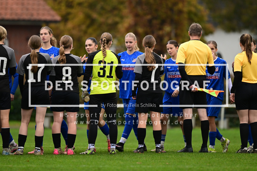 Fußball I Juniorinnen I Saison 2025-2026 I Niedersachsenpokal I Viertelfinale I JFV A-O-B-H-H - FC Rosengarten I 32249 | Der Sportfotograf. - Realized with Pictrs.com