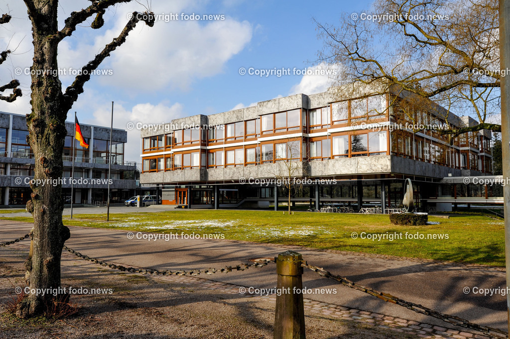 Deutschland_ Baden-Wuerttemberg_ Karlsruhe_ 16.02.2025-5 | 16.02.2025, Deutschland, GER, Baden-Wuerttemberg, Karlsruhe im Bild Themenbild, Stadtansichten, Bundesverfassungsgericht, Gebauede