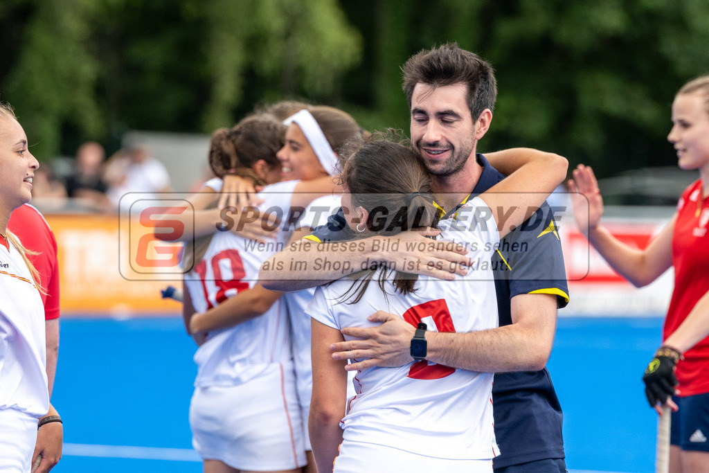 SFE_20230716_0063-2 | EuroHockey EM U18 Girls 3th 4th England vs Spain am 16.07.2023 in Krefeld (Gerd-Wellen-Hockeyanlage), Photo: Stephan Fehrmann 2023 (Sports-Gallery)