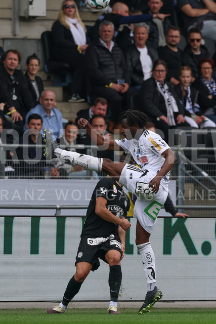 SK Puntigamer Sturm Graz vs TSV Egger Glas Hartberg – Championship Group    | Graz, Austria, 12.Apr.26 - SOCCER - ADMIRAL Bundesliga, SK Puntigamer Sturm Graz vs TSV Egger Glas Hartberg. The image shows Habib Anas Coulibaly (Hartberg).    