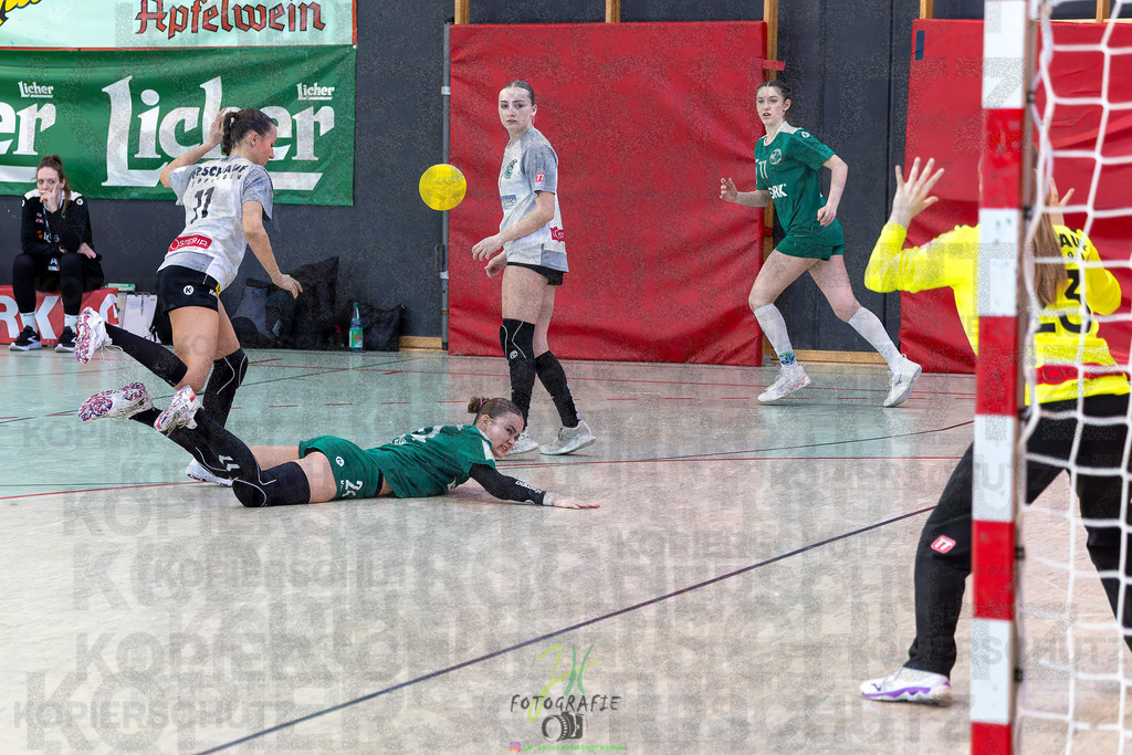 Jugendbundesliga wJA, Pokalrunde, HSG Kleenheim/Langgöns - Frisch Auf Göppingen | Jugendbundesliga wJA, Pokalrunde, HSG Kleenheim/Langgöns - Frisch Auf Göppingen am 28.02.2026 in Oberkleen (Weidig-Halle)Photo © 2026 - Jörg Heinrich - Realisiert mit Pictrs.com