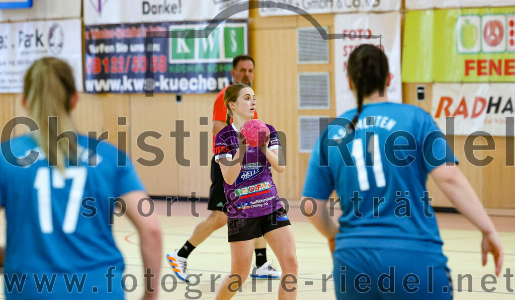 2023-03-11_017_SpVgg_Altenerding_gegen_SSG_Metten_Frauen | Erding, Deutschland, 11.03.2023:
Handball, Bezirksoberliga Frauen Altbayern 2022 / 2023, 13. Spieltag, SpVgg Altenerding gegen SSG Metten, Endergebnis: 32:26

Foto: Christian Riedel / fotografie-riedel.net