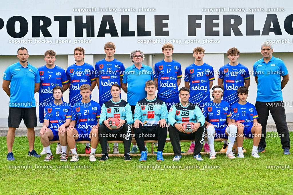 SC Ferlach Media Day | Mannschaftsfoto SC Ferlach Future Team , SC Ferlach Media Day, SC Ferlach Media Day am 19.08.2024 in Ferlach (Ballspielhalle Ferlach), Austria, (Photo by Bernd Stefan)