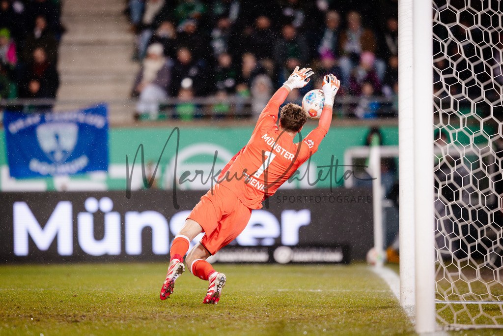 2. Bundesliga, Saison 2025/26, 21. Spieltag: SC Preußen Münster - VfL Bochum | Münster, 06.02.2026: 2. Bundesliga, 21. Spieltag, SC Preußen Münster gegen VfL Bochum im LVM-Preußenstadion in Münster. Foto: sportfotografie.ms | Markus Paletta - Realisiert mit Pictrs.com