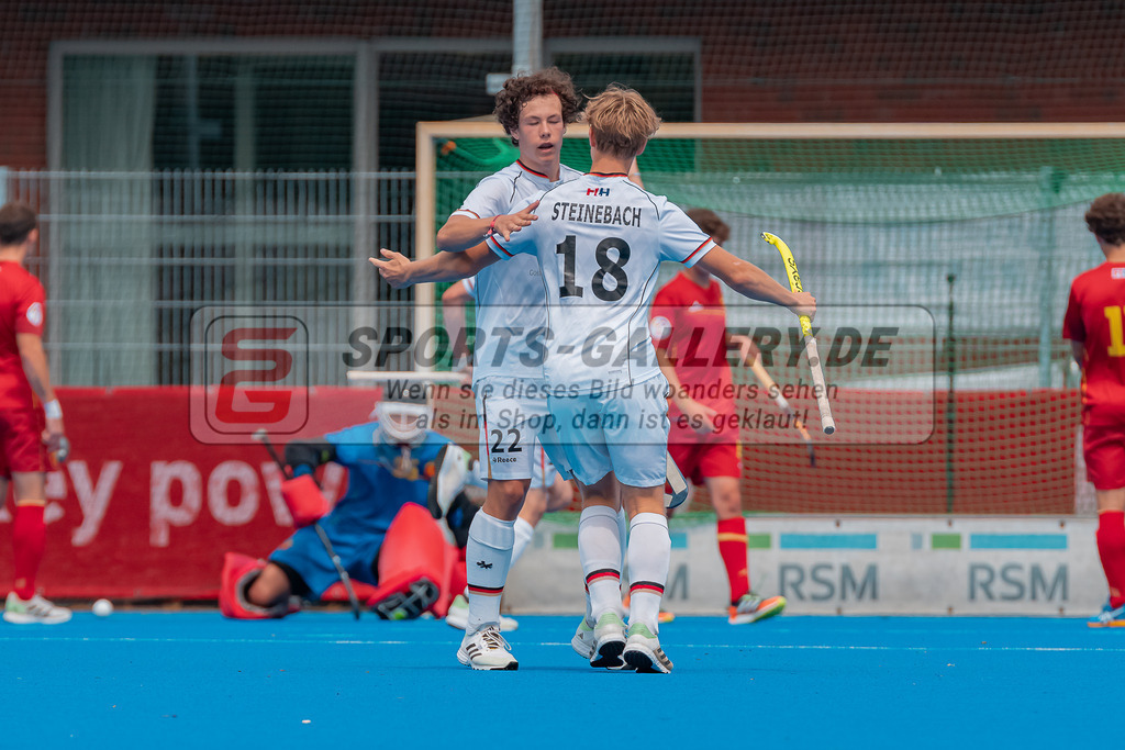 HK_20230715_102517 | Euro Hockey MU18 SF2 Spain vs Germany Championship Girls & Boys am 15.7.2023 CHTC , Krefeld ,
