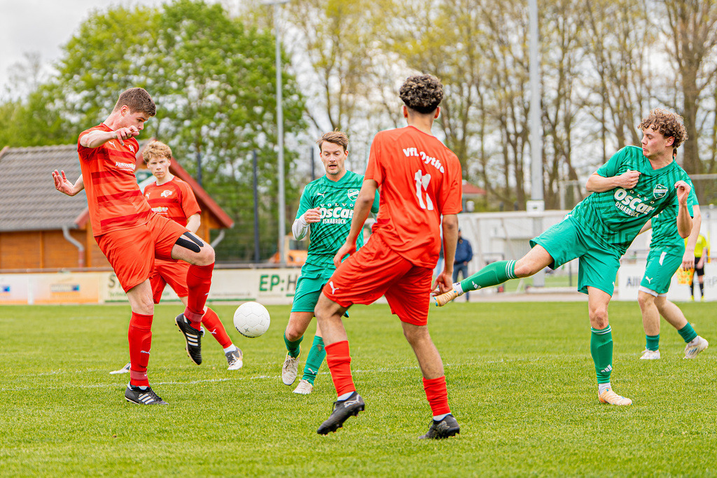 Fußball I Herren I Saison 2025-2026 I Kreisliga VEC I 23. Spieltag I SV GW Brockdorf II - VFL Oythe II I 04372 | jns.sportfotos - Realisiert mit Pictrs.com