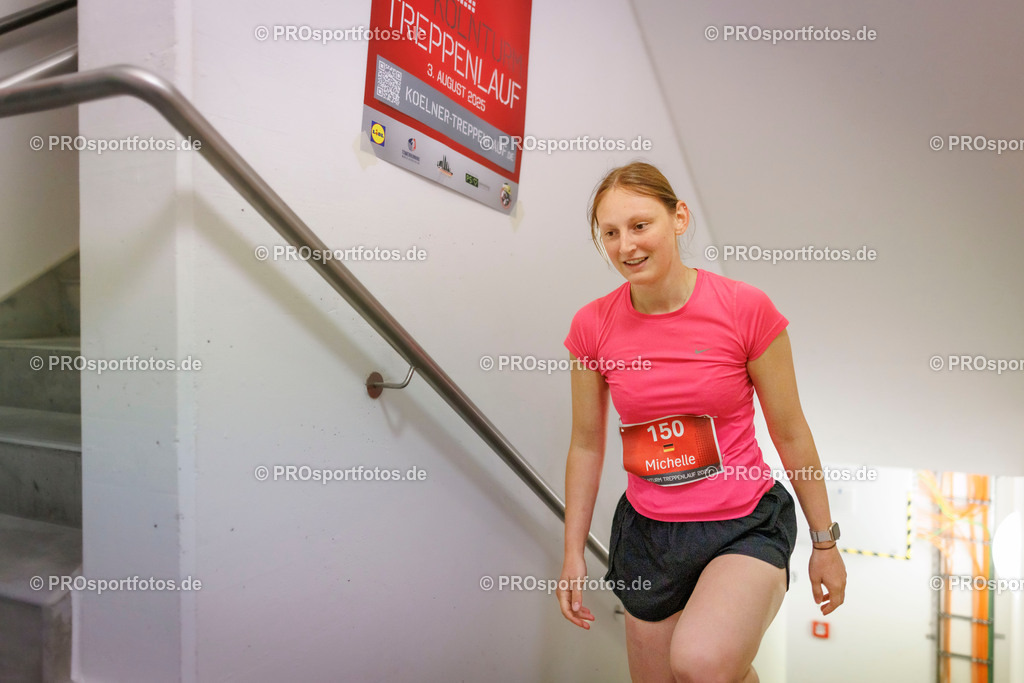 KölnTurm Treppenlauf; Köln, 03.08.2025 | Impressionen vom KölnTurm Treppenlauf am 03.08.2025 in Köln (Nordrhein-Westfalen). 