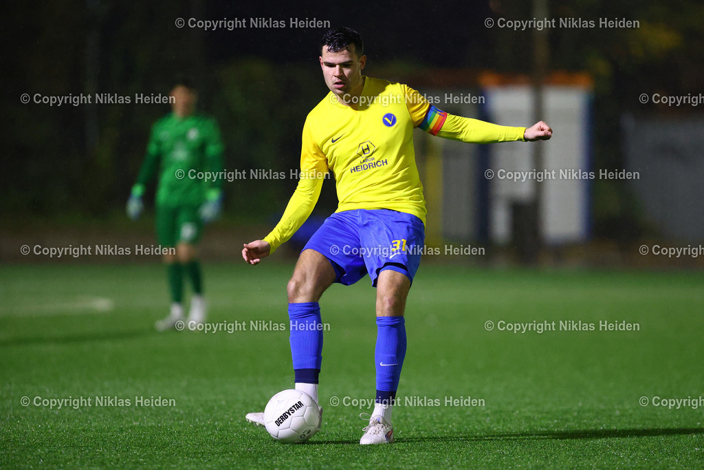 NH_SCVictoriaHamburg_Teutonia05_OberligaHamburg_14112025 | #31 Brian Jungjohann (SC Victoria Hamburg)Fußball I Herren I Gamesright Oberliga Hamburg I Saison 2025-2026  I 17. Spieltag I SC Victoria Hamburg - Teutonia 05 I 14.11.2025 I Stadion Hoheluft