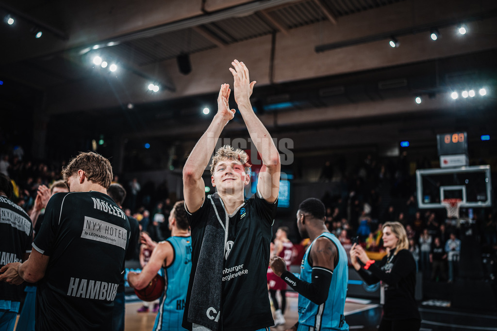 Basketball | Männer | Saison 2024/2025 | BKT EuroCup | Veolia Towers Hamburg vs. 7Bet-Lietkabelis Panevezys | 21.01.2025 | Jared Grey (#8, Veolia Towers Hamburg)