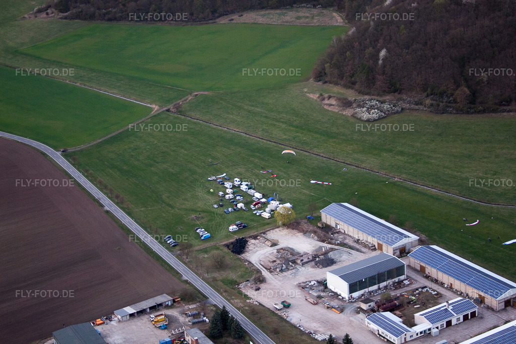 Luftbild: Westhausen, UL-Platz in Westhausen im Bundesland Thüringen in Deutschland. Foto: IMG_63845.jpg vom 03.04.2014 durch Werner Riehm/FLY-FOTO.de