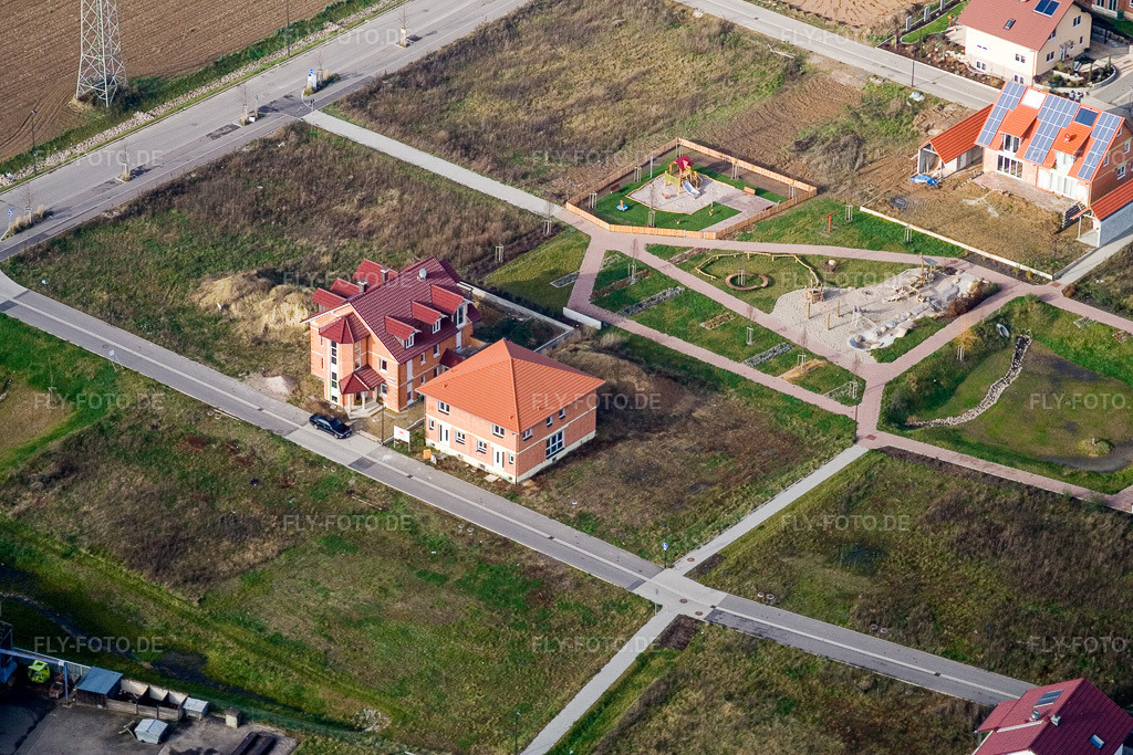 Luftbild: Am Höhenweg in Kandel im Bundesland Rheinland-Pfalz in Deutschland. Foto: IMG_14750.jpg vom 26.11.2008 durch Werner Riehm/FLY-FOTO.de