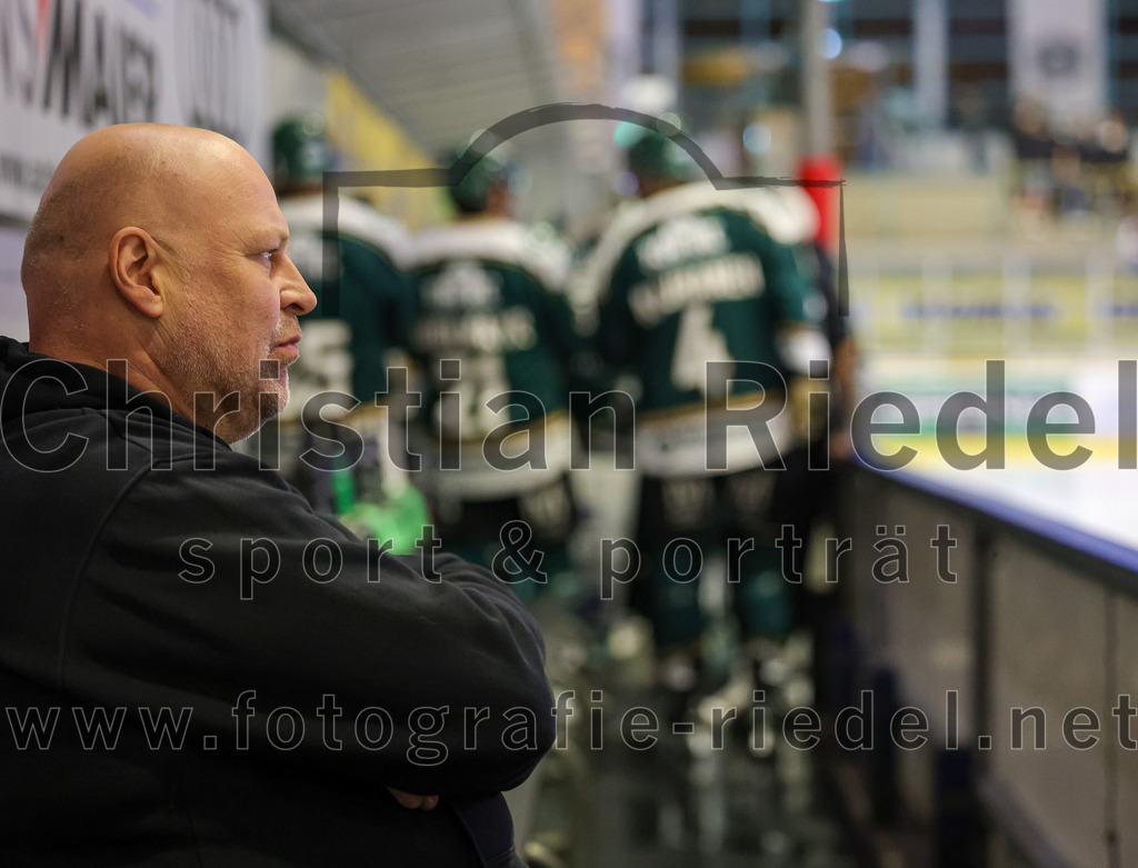 2025-08-22_101_TSV_Erding_gegen_EV_Fuessen | Erding, Deutschland, 22.08.2025:Eishockey, Oberliga Süd 2025 / 2026, Testspiel, TSV Erding gegen EV Füssen, Endergebnis: 1:4Foto: Christian Riedel / fotografie-riedel.net