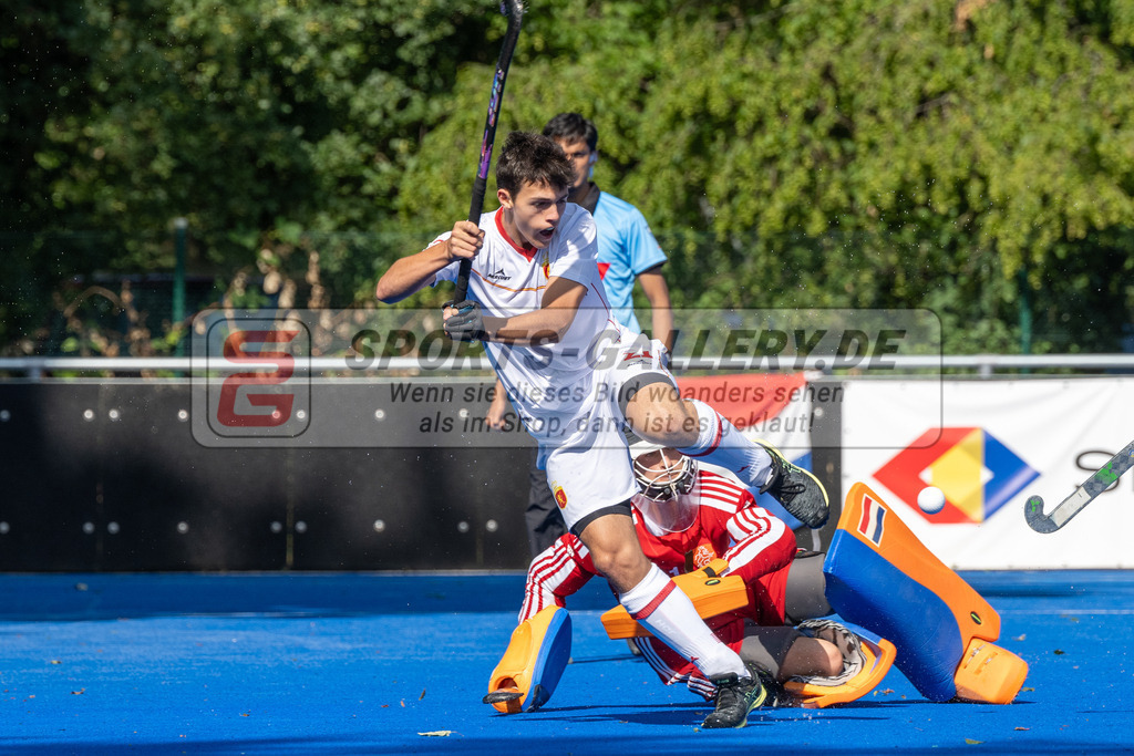 SFE_20230716_0083 | EuroHockey EM U18 Boys 3th 4th Netherlands vs Spain am 16.07.2023 in Krefeld (Gerd-Wellen-Hockeyanlage), Photo: Stephan Fehrmann 2023 (Sports-Gallery)