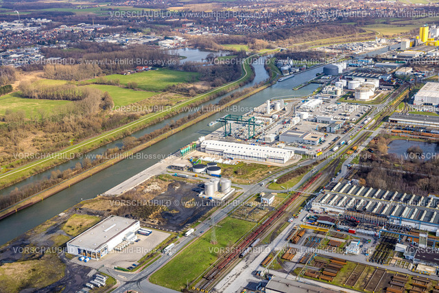 Hamm230214835 | Luftbild, Lanfer Logistik GmbH / HELA GmbH Hermann Lanfer, Hafen, Stadtbezirk Herringen, Hamm, Ruhrgebiet, Nordrhein-Westfalen, Deutschland