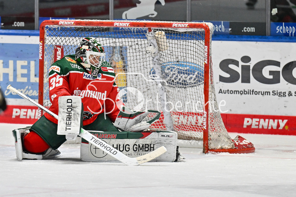 Augsburger Panther - Fischtown Pinguins | Im Bild Markus KELLER (Augsburger Panther #35) / Freisteller / Einzelfoto / DEL: Augsburger Panther - Fischtown Pinguins, Curt Frenzel Stadion am 08.01.2025