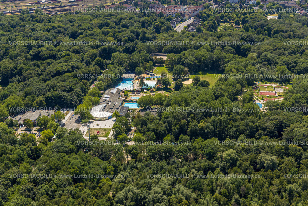 Oberhausen230705542 | Luftbild, Vonderort Wellness-Center mit Sauna, Wellness und Freibad, Osterfeld, Oberhausen, Ruhrgebiet, Nordrhein-Westfalen, Deutschland