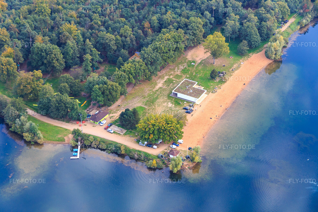 Luftbild: Fun Parc Brumath - Parc De Loisirs am Plan d'eau in Brumath im Bundesland Bas-Rhin in Frankreich. – Foto: IMG_074171.jpg vom 04.10.2014 durch Werner Riehm/FLY-FOTO.de – Auflösung des Originals: 5472 x 3648 px – Activités plein air Strasbourg : choisissez vos activités pour un week-end dans le Bas-Rhin (Alsace)