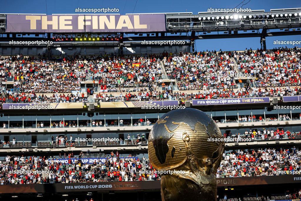 FOOTBALL : Argentine vs Espagne – Finale de la Coupe du Monde FIFA 2026. New York New Jersey Stadium, East Rutherford, New Jersey, États-Unis. 19/07/2026. | cérémonie de clôture et à la remise des trophées à l'issue de la finale entre l'Argentine et l'Espagne au New York New Jersey Stadium d'East Rutherford, New Jersey, États-Unis, le 19 juillet 2026.