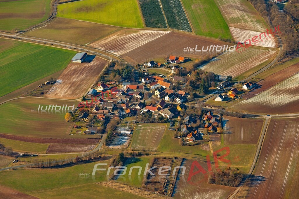 aktuelles Luftbild von Obergereuth  - Luftaufnahme wurde 2019 von https://frankenair.de mittels Flugzeug (keine Drohne) erstellt.