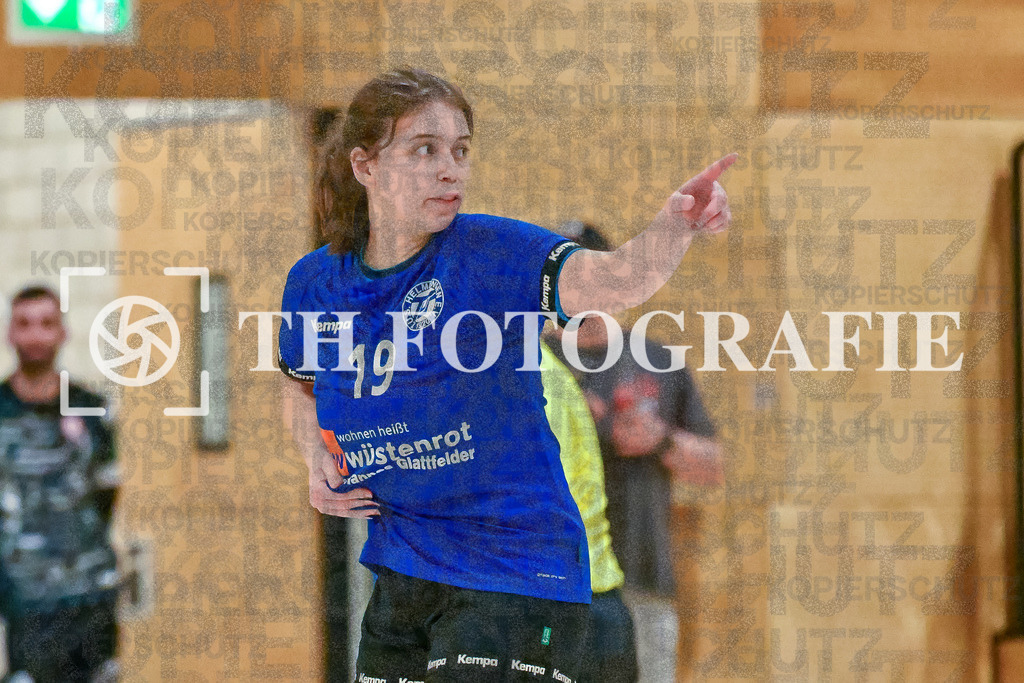 GER, SG Maulburg/Steinen - TuS Helmlingen, Frauen-Handball, Oberliga Suedbaden, 19. Spieltag, Saison 2024/2025, 23.03.2025 | Lia Nachtigall (TuS Helmlingen, #19)GER, SG Maulburg/Steinen - TuS Helmlingen, Frauen-Handball, Oberliga Suedbaden, 19. Spieltag, Saison 2024/2025, 23.03.2025Foto: TH Fotografie/Thomas Hess