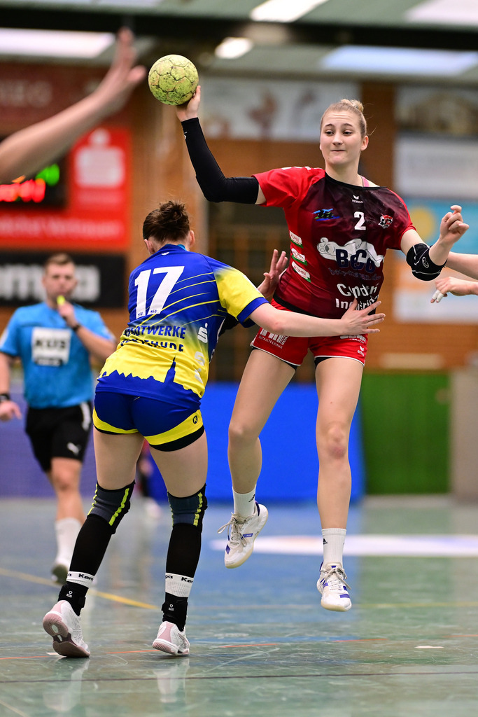 Handball I Frauen I Saison 2024-2025 I 3. Liga Staffel Nord I 11. Spieltag I Buxtehuder SV II - LIT Tribe 1912 | Der Sportfotograf. - Realisiert mit Pictrs.com