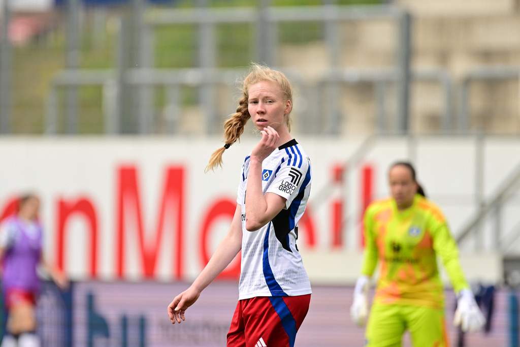 Fußball I Frauen I Saison 2024-2025 I 2. Bundesliga I 26. Spieltag I SV Meppen - Hamburger SV | Der Sportfotograf. - Realisiert mit Pictrs.com