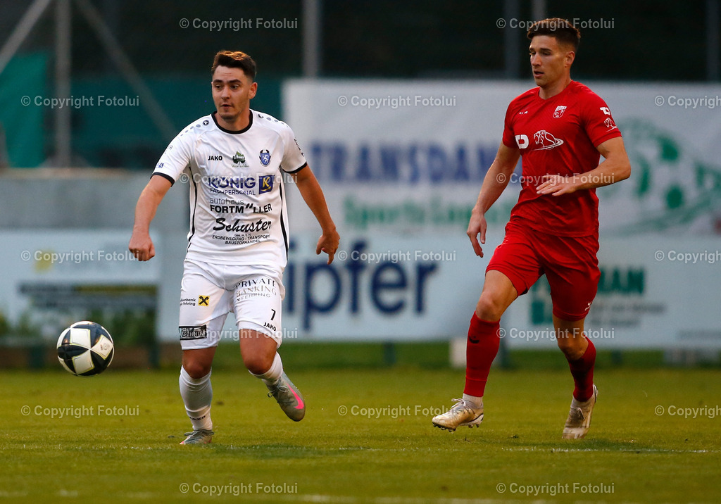 A_LUI_120925_05 | SPORT FUSSBALL REGIONALLIGAMITTE  ASKOE OEDT-USV ST.ANNA/AIGEN 12..09.2025 IM BILD:ARNE AMMERER  (OEDT) UND LUKAS MARIC  (ST.ANNA) FOTO:FOTOLUI