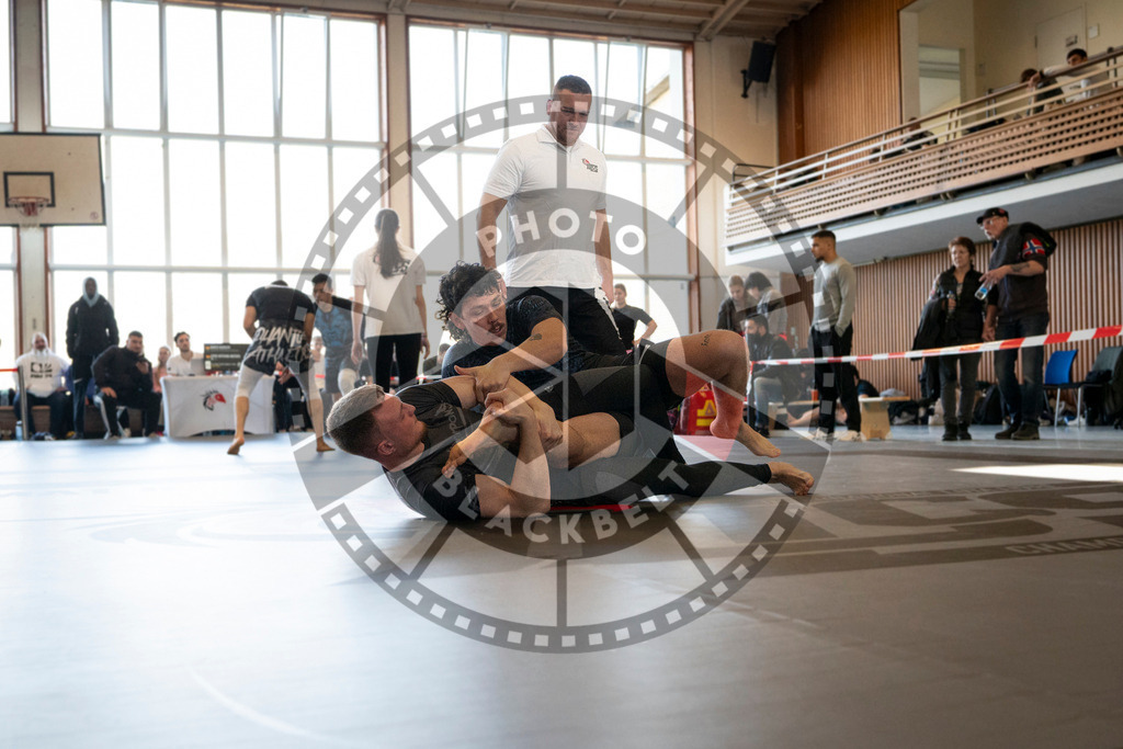 20240309PBB6341 | Fighters compete during the International Luta Livre (ILLCS) Spring Championship in Hannover, Germany, on March 9, 2024.