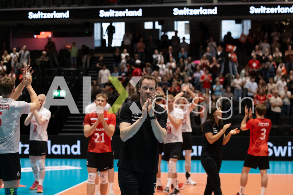 Luxembourg v Switzerland - CEV European League Men | KRIENS, SWITZERLAND - JUNE 12: MARCO FÖLMLI after the CEV European League match between Luxembourg and Switzerland at Pilatus Arena on June 12, 2026 in Kriens, Switzerland. - Realisiert mit Pictrs.com