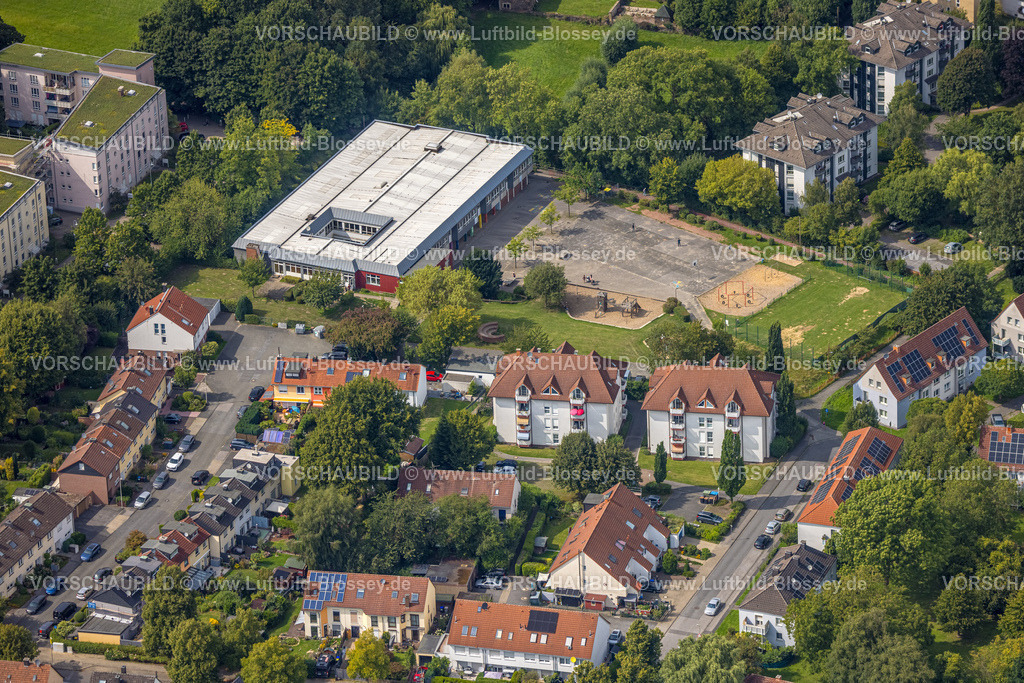 Witten250804653 | Luftbild, Baedekerschule GGS mit Schulhof und Spielplatz, In den Höfen, Annen, Witten, Ruhrgebiet, Nordrhein-Westfalen, Deutschland
