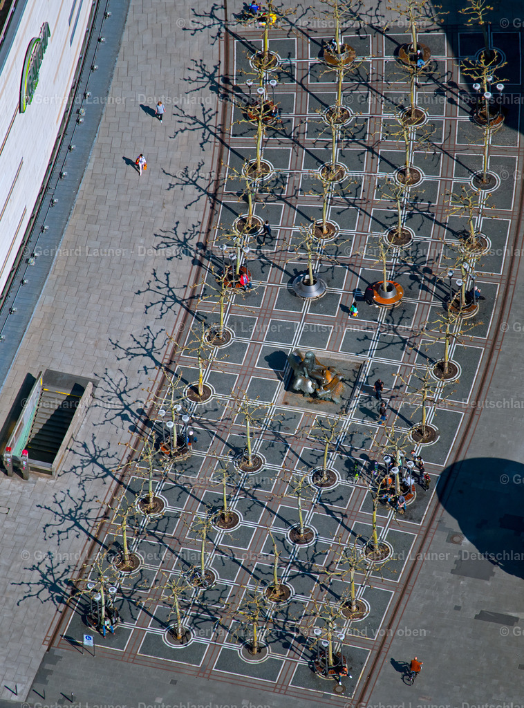 9102108 | Baumstrukturen auf der Zeil, Frankfurt am Main