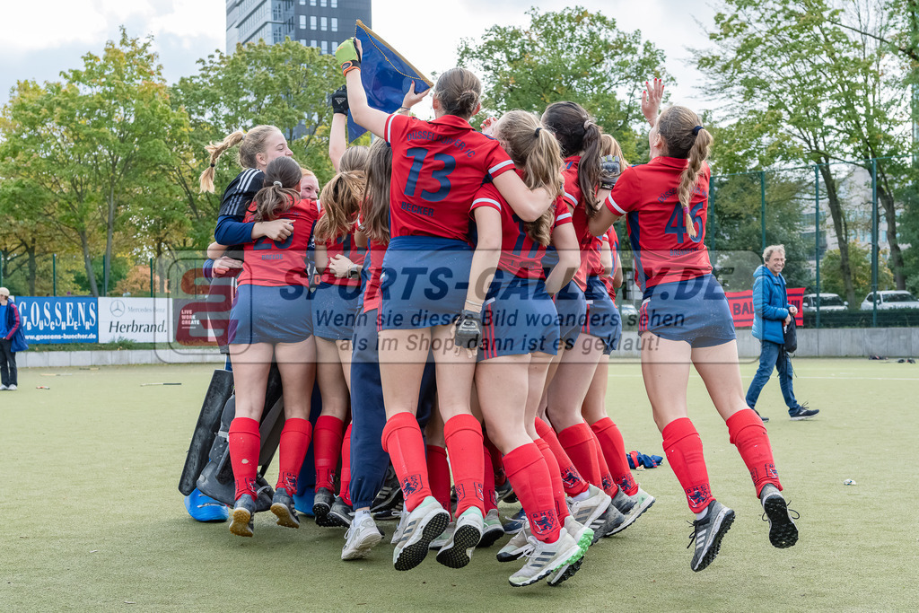 HK_20231022_106217 | Finale Deutsche Meisterschaft Feld WU16 Uhlenhorst Mülheim - Düsseldorfer HC am 22.10.2023 DHC, Düsseldorf ,