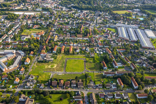 Werl230806499 | Luftbild, Freifläche Bebauungsplan Werl-Nord 3 zwischen Röntgenstraße und Panningstraße, Werl, Werl-Unnaer Börde, Nordrhein-Westfalen, Deutschland