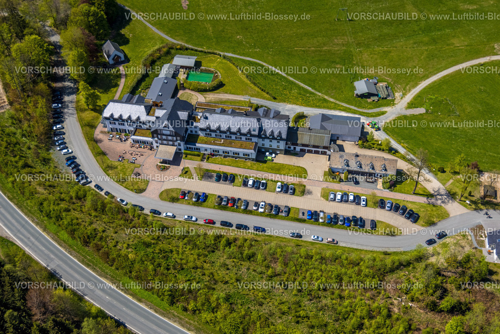 Schmallenberg230506171BadFredeburg | Luftbild, Hotel Rimberg, Fredeburg, Schmallenberg, Sauerland, Nordrhein-Westfalen, Deutschland
