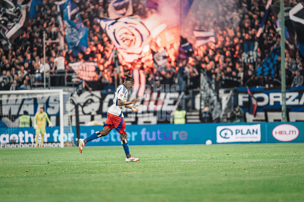 Fußball | Männer | Saison 2024/2025 | 2. Fußball-Bundesliga | 23. Spieltag | Hamburger SV vs. 1. FC Kaiserslautern | 21.02.2025 | Fabio Balde (#45, HSV)