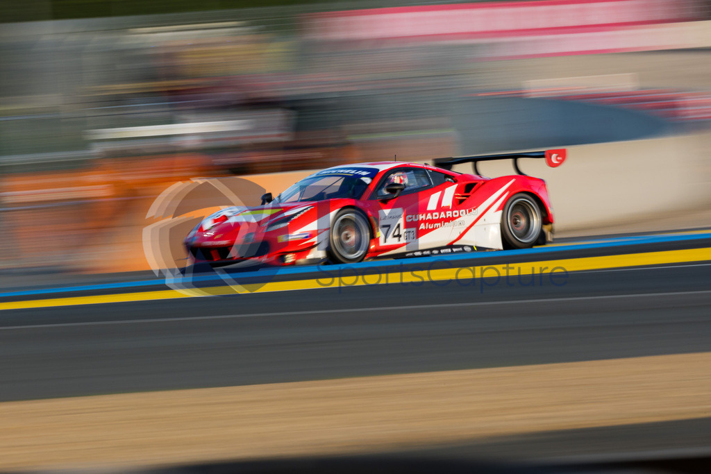 Trainproduction-20230607-3019 | LE MANS,FRANCE,07.Jun.23 - MOTORSPORTS - WEC, FIA World Endurance Championships, 24 Hours of Le Mans, Circuit de la Sarthe, free practice 1. Image shows Murat Ruhi Cuhadaroglu (TUR) and David Cleto Fumanelli (ITA/ Kessel Racing). Photo: Trainproduction / Matthias Trinkl