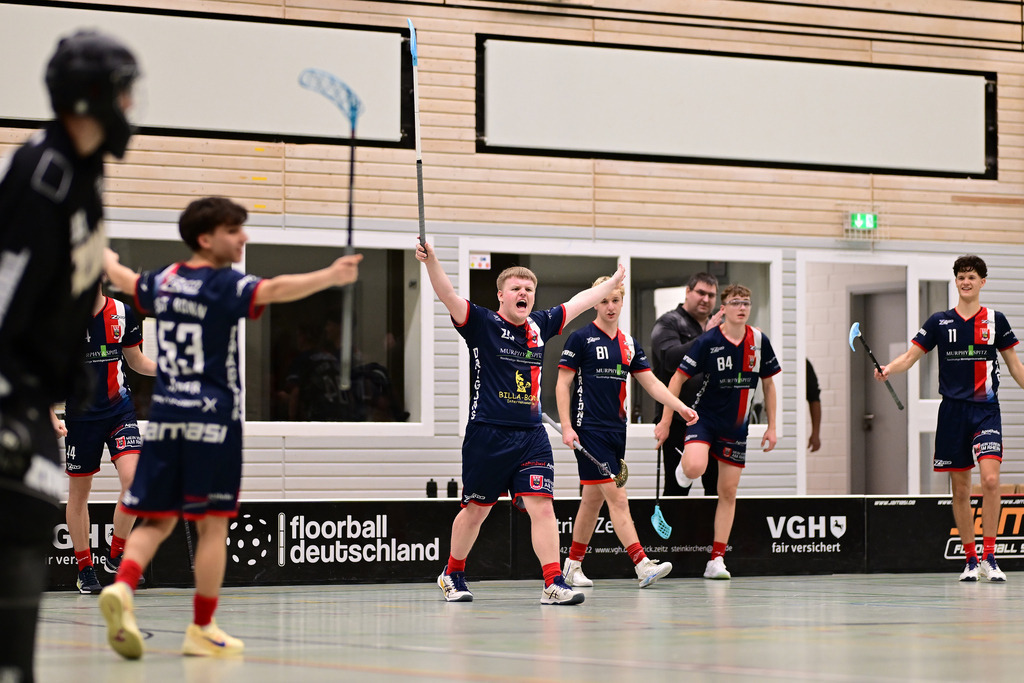 Floorball I Herren I Saison 2024-2025 I 2. FBL Herren Nord-West I 12. Spieltag I MTV Mittelnkirchen - SSF Dragons Bonn II I 037323 | Der Sportfotograf. - Realisiert mit Pictrs.com