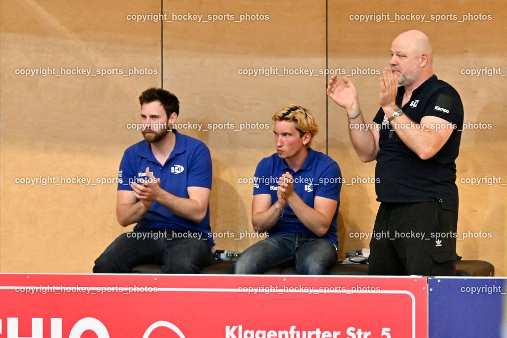 SC Ferlach vs. UHK Krems | #4 WUZELLA Stefan SC Ferlach, #6 Krobath Leander SC Ferlach, SC Ferlach vs. UHK Krems, SC Ferlach vs. UHK Krems am 02.05.2026 in Ferlach (Ballspielhalle Ferlach), Austria, (Photo by Bernd Stefan)