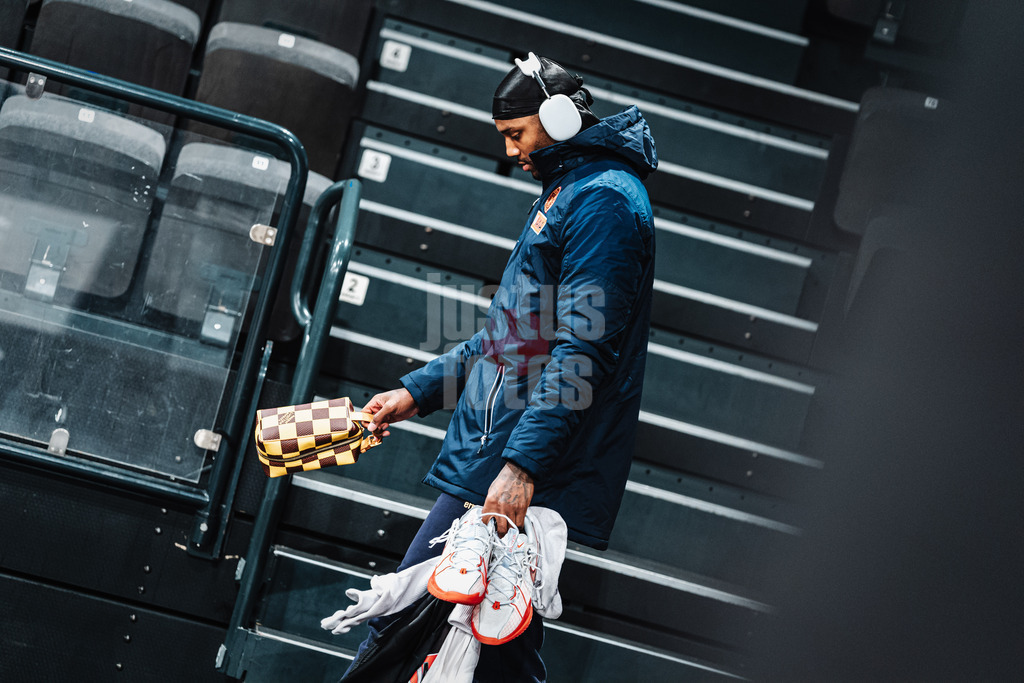 Basketball | Männer | Saison 2024/2025 | BKT EuroCup | Veolia Towers Hamburg vs. Umana Reyer Venice | 08.01.2025 | Aamir Simms (#25, Umana Reyer Venice) kommt in die Arena