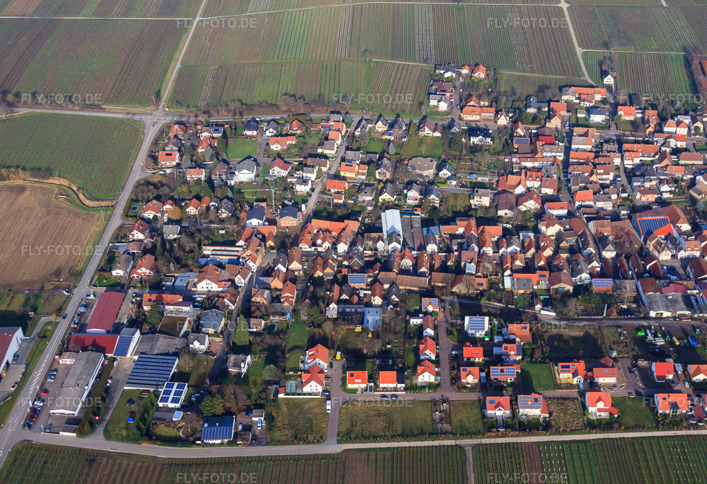 Luftbild: Webtak in Walsheim im Bundesland Rheinland-Pfalz in Deutschland. – Foto: IMG_61544.jpg vom 18.01.2014 durch Werner Riehm/FLY-FOTO.de – Auflösung des Originals: 4623 x 3168 px – Werbeagentur in Landau - Handwerk - WEBTAK Werbeagentur