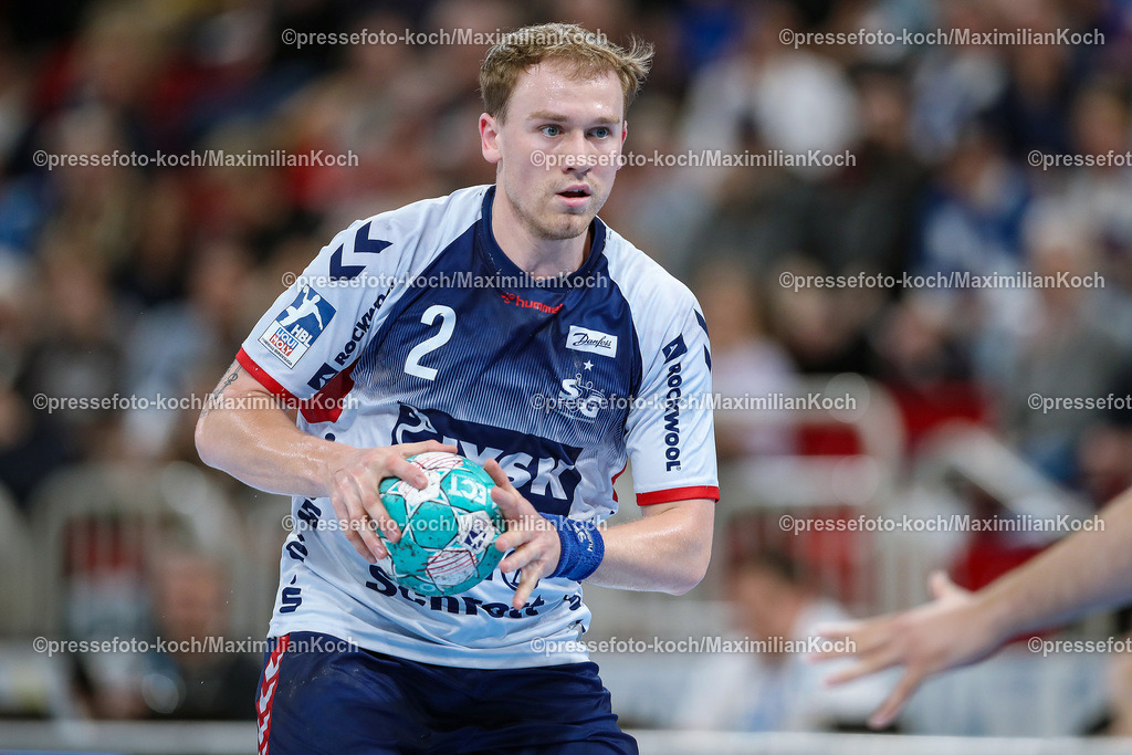 Due1HBL02062402088 | 02.06.2024, Handball, Düsseldorf, PSD-Bank Dome, Liqui Moly Handball Bundesliga, Spieltag 34, Saison 2023 2024, Bergischer HC - SG Flensburg-Handewitt: Simon Pytlick (SG Flensburg-Handewitt)