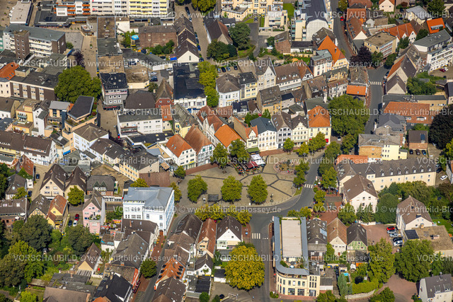 Kamen230900766 | Luftbild, Innenstadtansicht mit Marktplatz, Kamen, Ruhrgebiet, Nordrhein-Westfalen, Deutschland