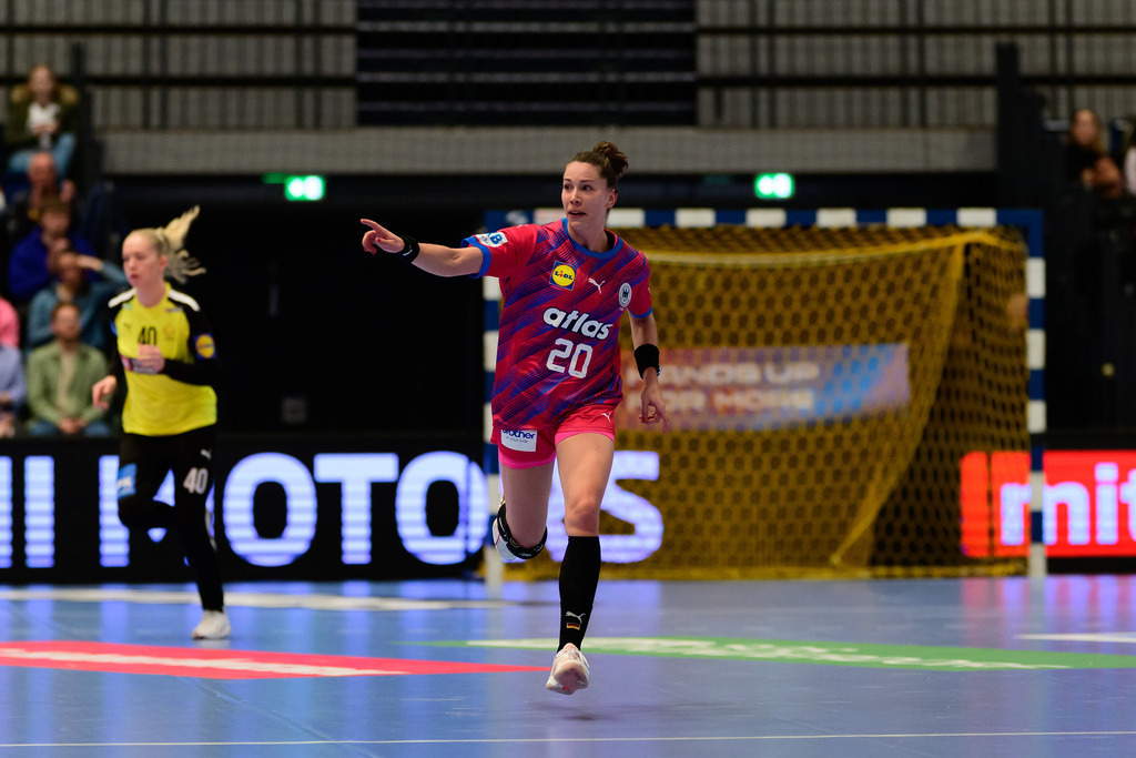 Handball I Frauen I Saison 2024-2025 I Länderspiel I Deutschland - Dänemark | Der Sportfotograf. - Realisiert mit Pictrs.com