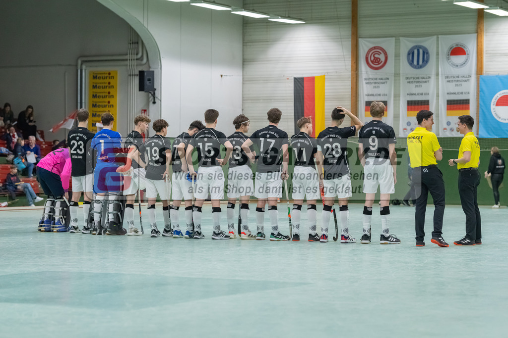 HK_20230305_106119 | Deutsche Meisterschaft MU16 Platz 5 Schwarz-Weiß Köln - TSV Mannheim am 5.3.2023 RWK, Köln ,