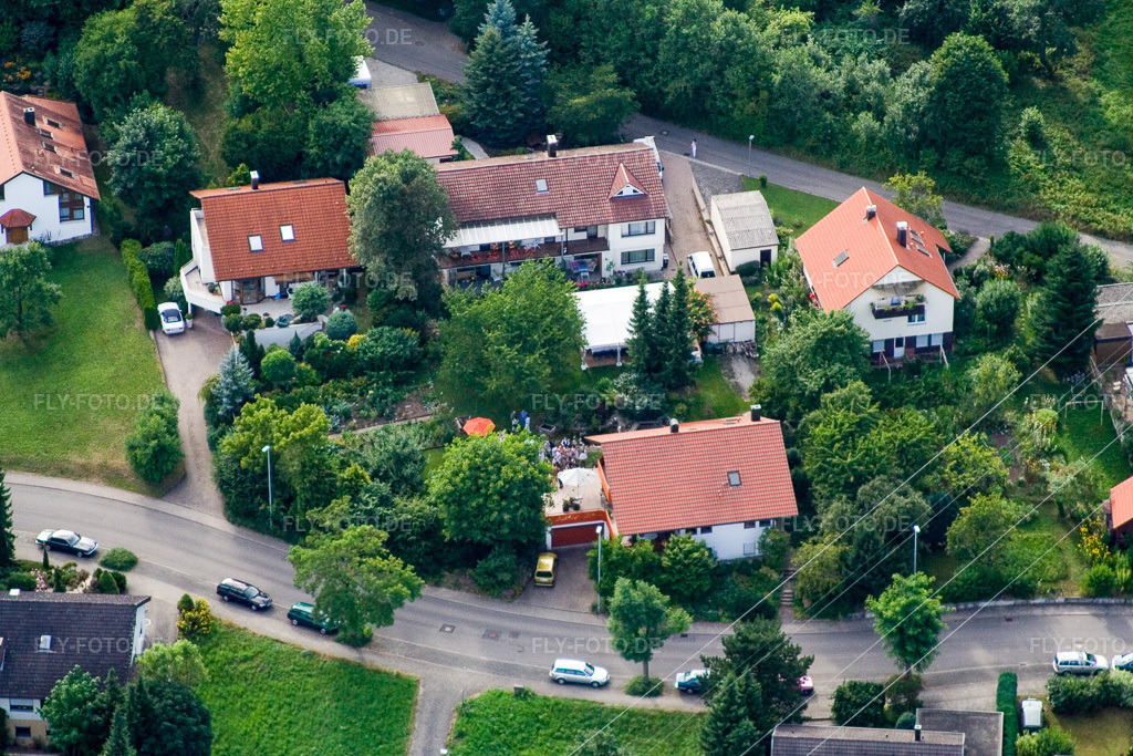 Luftbild: Ehbühl, Kirchhalde in Herrenberg im Bundesland Baden-Württemberg in Deutschland. Foto: IMG_12224.jpg vom 02.08.2008 durch Werner Riehm/FLY-FOTO.de